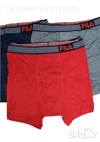 Комплект нови боксерки FILA, снимка 2 - Бельо - 48452144