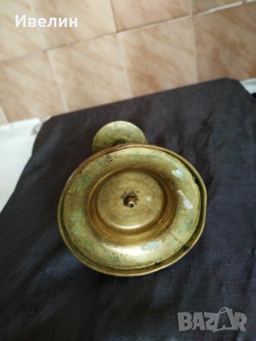 два барокови свещници от бронз, снимка 6 - Антикварни и старинни предмети - 29865430