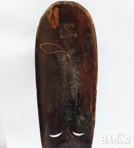 Дървена африканска племенна маска(14.2), снимка 7 - Пана - 44684378