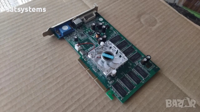 Видео карта NVidia GeForce Galaxy FX5500 256MB DDR 128bit AGP, снимка 4 - Видеокарти - 51393499