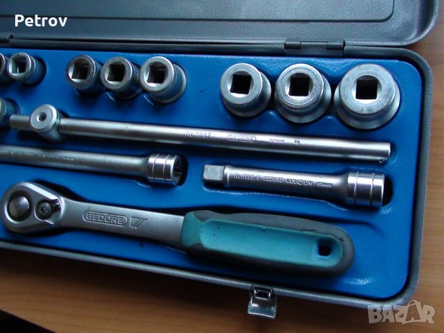 GEDORE - 1/2" PROFI Гедория !! новата версия !! вложки 10 - 32 mm !! ORIGINAL GEDORE GERMANY !!!!!, снимка 6 - Гедорета - 31157166