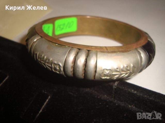 БРОНЗ САЧАН и РОГ СТАРА МАЙСТОРСКИ ИЗРАБОТЕНА ТИБЕТСКА ГРИВНА 15210, снимка 2 - Гривни - 30733930