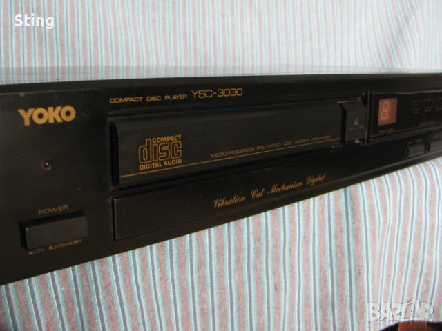 YOKO YSC-3030 CD PLAYER Vintage От 70те, снимка 1 - Декове - 38944312