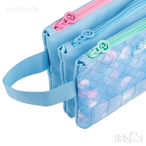 Ученически несесер с име, Син, 22x4x13 см., снимка 3 - Ученически пособия, канцеларски материали - 51579385