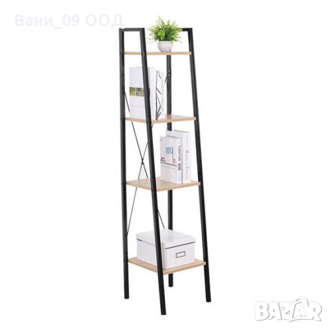 Компактна етажерка в индустриален стил, снимка 2 - Етажерки - 44209604