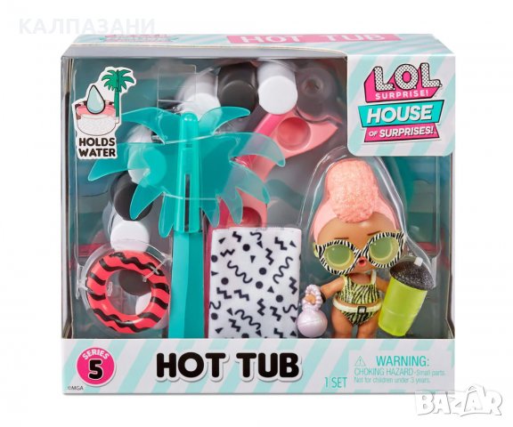 Кукла L.O.L. - 581642 - Комплект кукла с мебели, Hot Tube