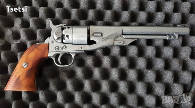 Револвер Kolt 1860. Масивна РЕПЛИКА много рядък екземпляр, снимка 1 - Бойно оръжие - 29109838