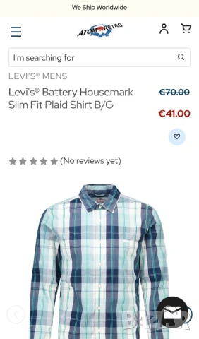 Чисто нова мъжка риза Levi’s® размер S и М, снимка 6 - Ризи - 53345499