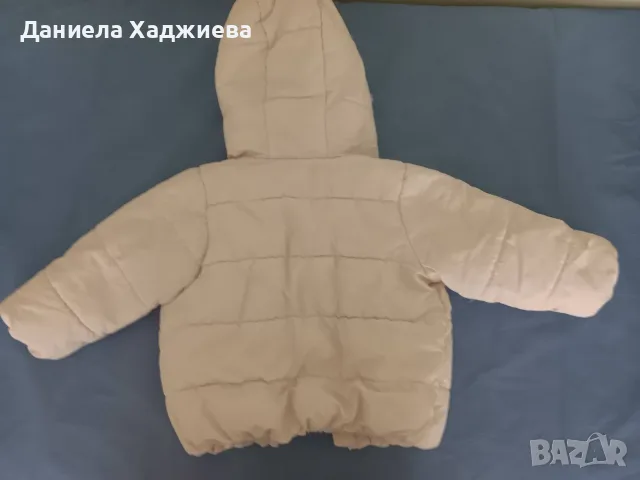 Топло зимно бебешко яке McKenzie с пухена качулка, снимка 3 - Бебешки якета и елеци - 56127371