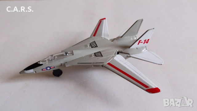 Метален F14 Tomcat U.S. Air Force USS Enterprise , снимка 2 - Колекции - 54026504