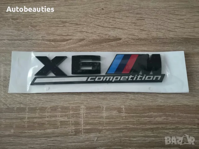 BMW X6 M Competition черна емблема лого, снимка 2 - Аксесоари и консумативи - 56351879