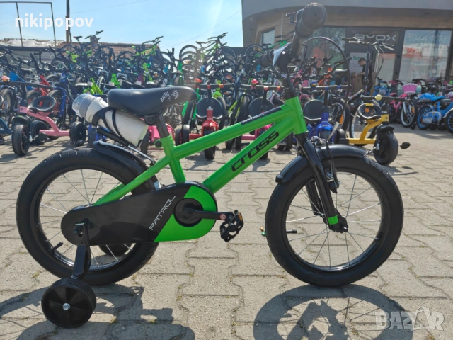 CROSS Велосипед 14" PATROL зелен