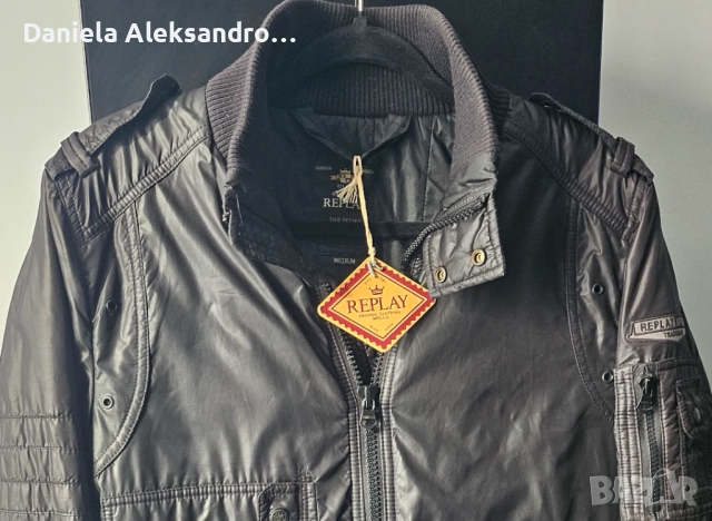 REPLAY  оригинално зимно яке М, снимка 5 - Якета - 52243115