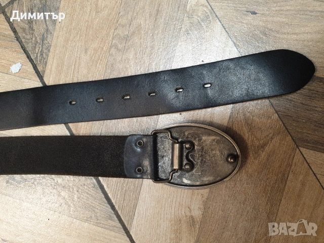 стар кожен колан в мн. състояние, снимка 3 - Антикварни и старинни предмети - 54020448