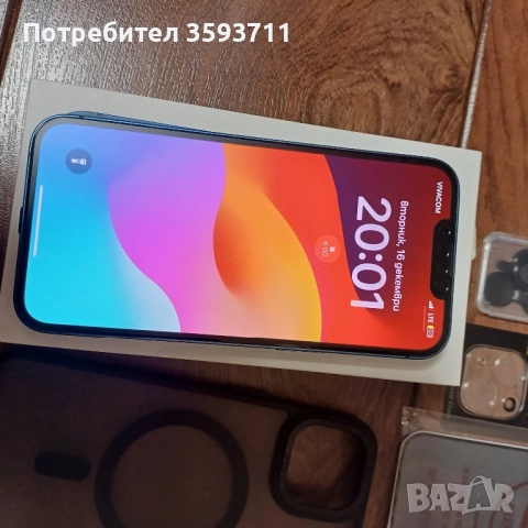 Продавам iphone 13 като нов 500лв, снимка 2 - Apple iPhone - 52821218