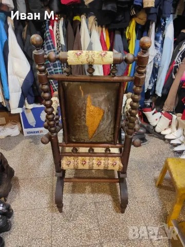 Люлеещ се стол , снимка 10 - Столове - 48456679