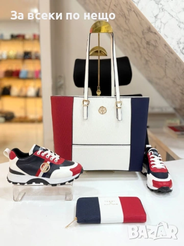 Tommy Hilfiger Дамски Маратонки👟Дамски Спортни Обувки Томи Хилфигер Код SK681, снимка 3 - Маратонки - 53128109
