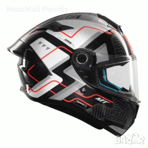 Каска MТ TARGO S BRIK C0 GLOSS, снимка 6 - Аксесоари и консумативи - 50829381