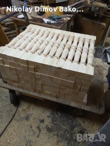 Дървени балюстри за парапет