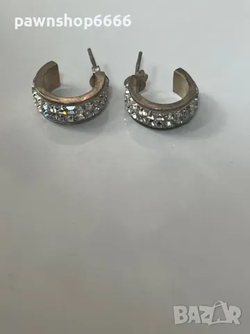 Сребърни обеци 925, снимка 10 - Обеци - 50359414