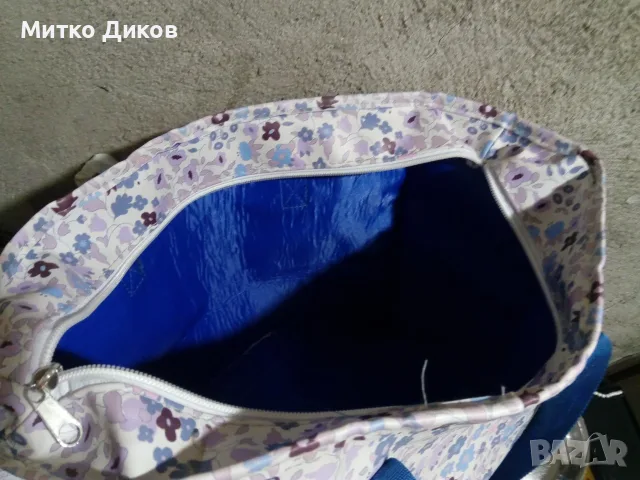Бутикова Чанта 46х34 см естествена кожа и плетени нишки от промазан плат дебела и друга 34х29х13см, снимка 17 - Чанти - 36903810