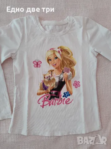Barbie  детски блузки и детски клинчета 128 см. 8г., снимка 2 - Детски комплекти - 49753556