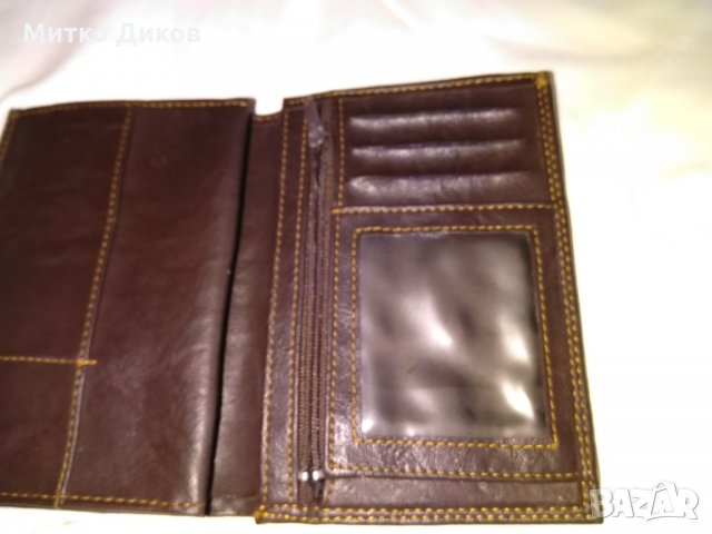 Портфейл Павид мода естествена кожа 135х95мм, снимка 4 - Портфейли, портмонета - 29429379