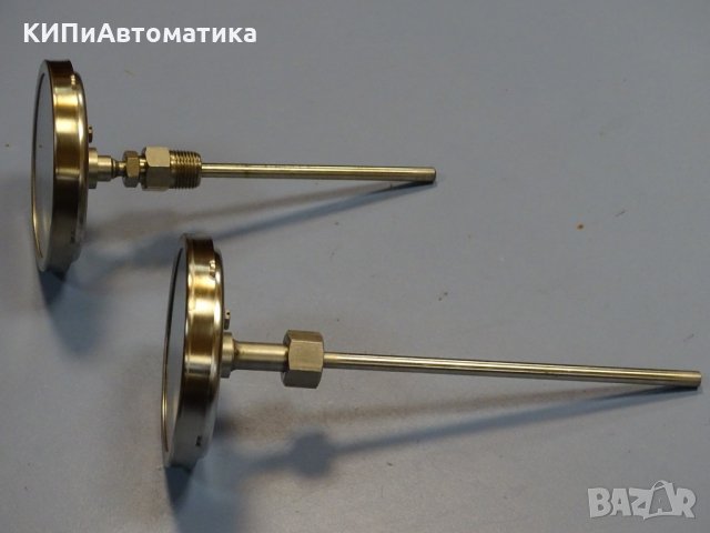 индустриален термометър NUOVA FIMA Ø110mm G 1/2 KL 1 0/+80/+200°C, L130-280mm, снимка 6 - Резервни части за машини - 35490870