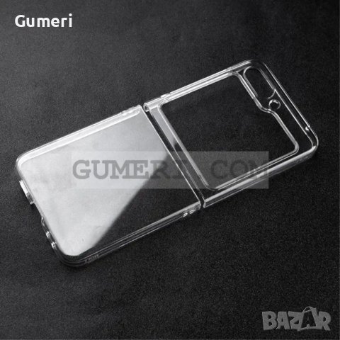 Samsung Galaxy Z Flip5 5G Предпазен Гръб - Прозрачен, снимка 2 - Калъфи, кейсове - 42209344