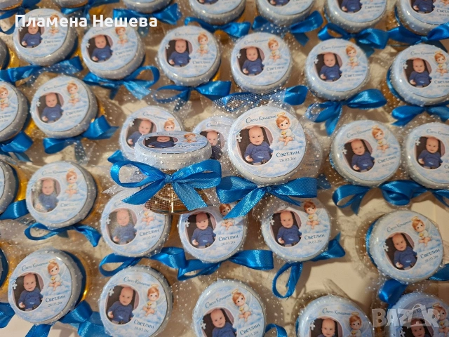 Подаръци за кръщене, бурканче с мед!, снимка 3 - Декорация - 54024029