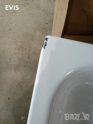 Стоманено поддушово корито Sanicomfort (80x80 см) – Внос от Германия, снимка 4 - Други стоки за дома - 53903613