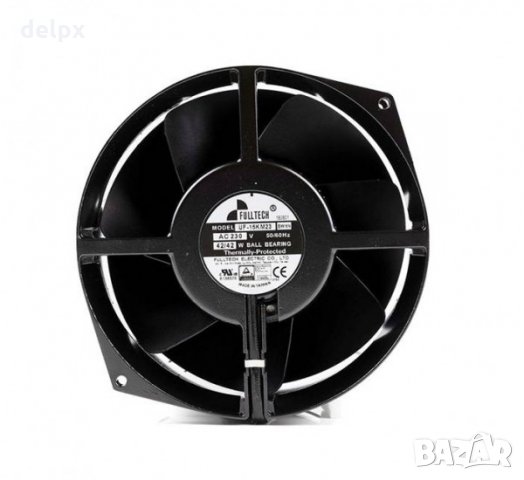 Вентилатор FullTech, метален, аксиален, лагер, 220V, 2P, 0,25A, Ф150х55mm, 330m3/h, снимка 1