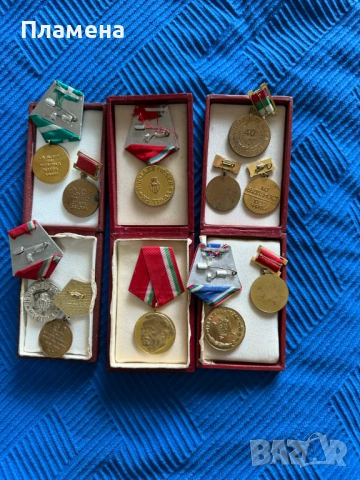 Социалистически медали / 11 бр. , снимка 5 - Антикварни и старинни предмети - 53957160