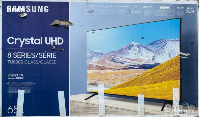Чисто нов телевизор SAMSUNG UE65TU8005K с дефект по дисплея, снимка 11 - Телевизори - 54336034