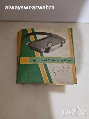 Очила с вградени лупи и лампи, снимка 4 - Слънчеви и диоптрични очила - 51415651