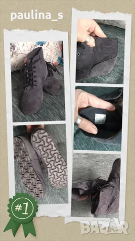 Дамски топли боти "Remonte Dorndorf" / естествена кожа (набук) , снимка 16 - Дамски боти - 43761207