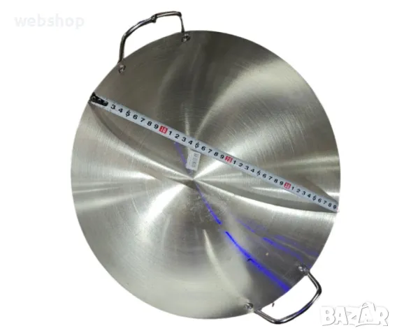 Тенджера Тиган уок от неръждаема стомана с двойни дръжки и кръгло дъно, снимка 9 - Съдове за готвене - 48495477