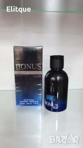 Bonus Night Eau De Toilette for Him 3.4 Fl Oz 100 ML. 