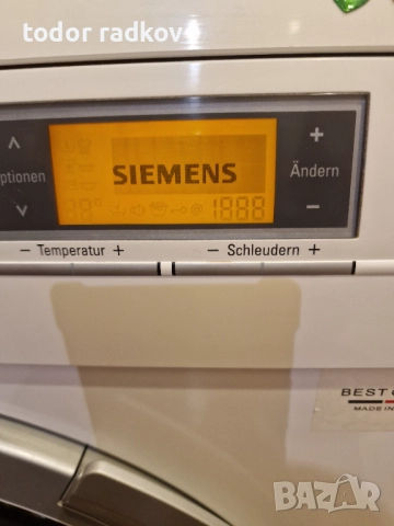 Пералня Siemens, снимка 2 - Перални - 52002407