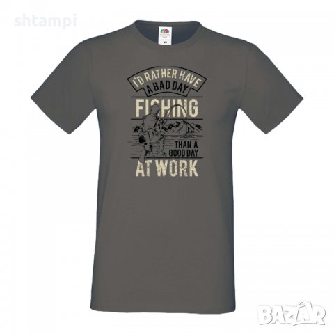 Мъжка тениска За риболов Fishing,Рибар,Риболовец,Риба,Изненада,Подарък,Празник , снимка 7 - Тениски - 36811915