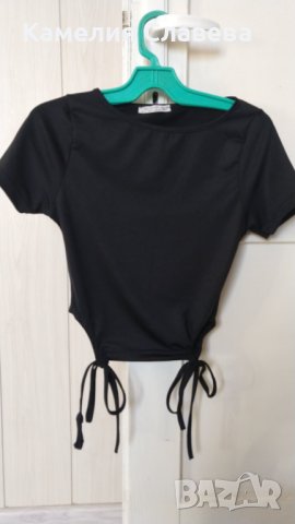 Продавам  къса тениска  с върви.