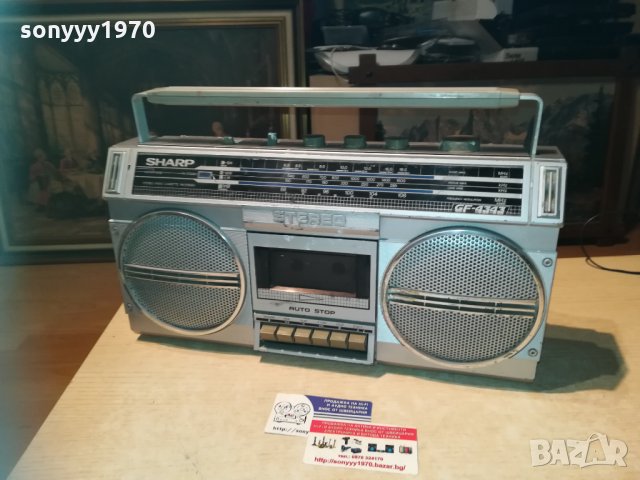 sharp gf-4343 stereo-внос sweden 1110202045, снимка 5 - Радиокасетофони, транзистори - 30384244