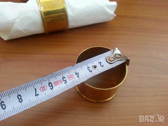 пръстени за салфетки халки бронз месинг , снимка 4 - Антикварни и старинни предмети - 31175571