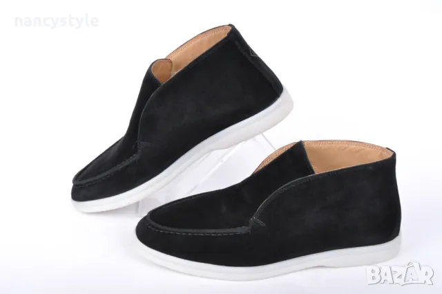 НОВО! Уникален модел дамски обувки от естествен велур, снимка 12 - Дамски боти - 47495561