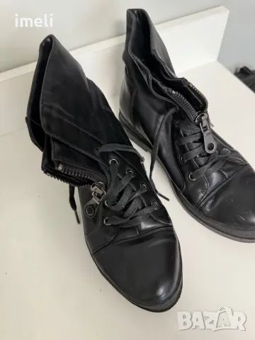 Боти ест кожа, снимка 4 - Дамски боти - 48651141