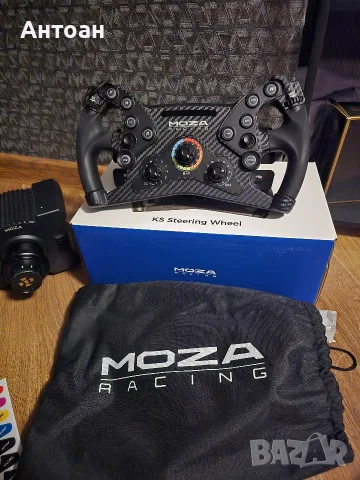 Moza r5 база , moza ks волан, moza sr-p педали, снимка 2 - Аксесоари - 55617963
