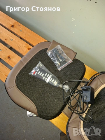 Продавам масажен стол за кола и стол, снимка 2 - Масажори - 53031107