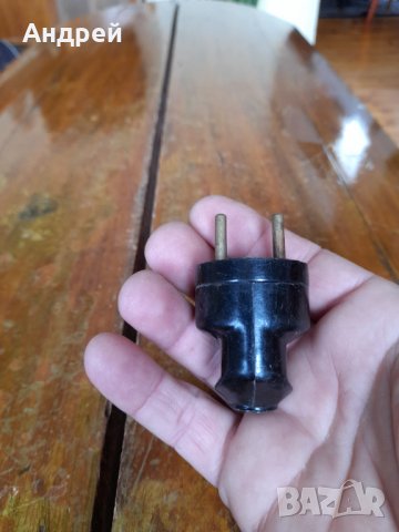 Стар електрически щепсел #8, снимка 3 - Други ценни предмети - 40404437
