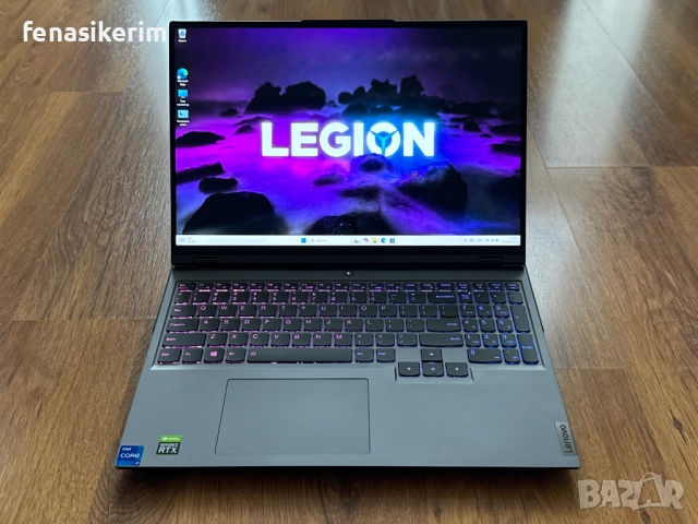 16' 2.5K 165Hz i7-11800H Lenovo Legion 5 Pro 32GB DDR4/1000GB NVMe/Nvidia RTX 3050 4GB/Бат 6ч, снимка 1