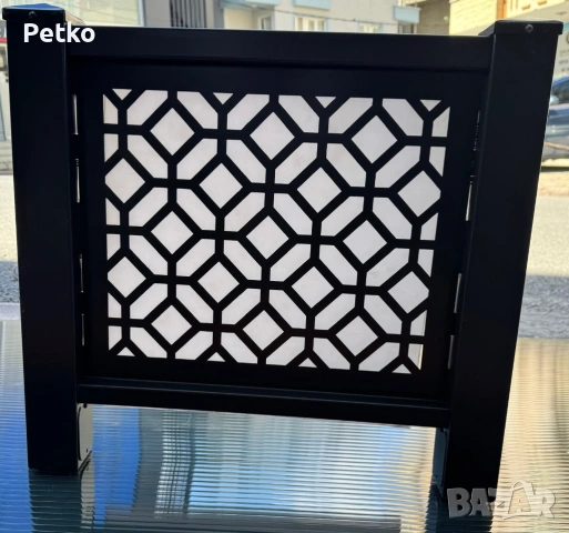 Лазерно изрязано пано за ограда + метален кол, снимка 10 - Огради и мрежи - 53132260